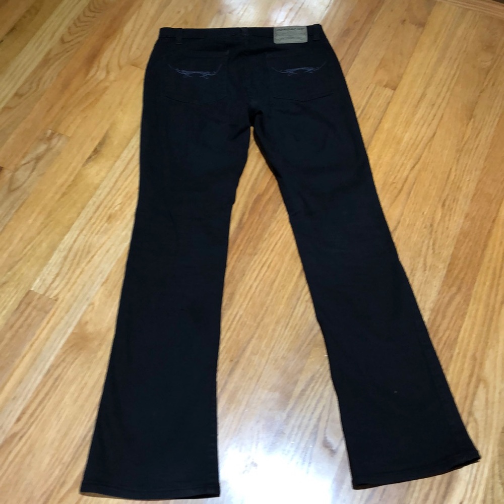 EUC Jordache Black Jeans Sz 7/8